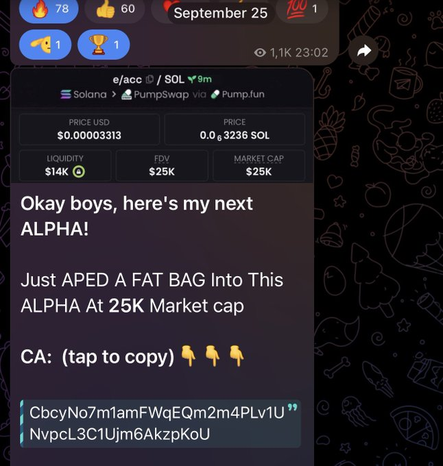 chadscabal's tweet photo. I called $e at $25K - it went to 30 millions

I called $MUSEBOOK at $500K - it went to 45 millions  

I called $CATE at $400K - it went to 125 millions 

I called $PAID at $200K - it went to 36 millions 

Still fading me?  

stay broke 😜 https://t.co/aLR2nWO6au
