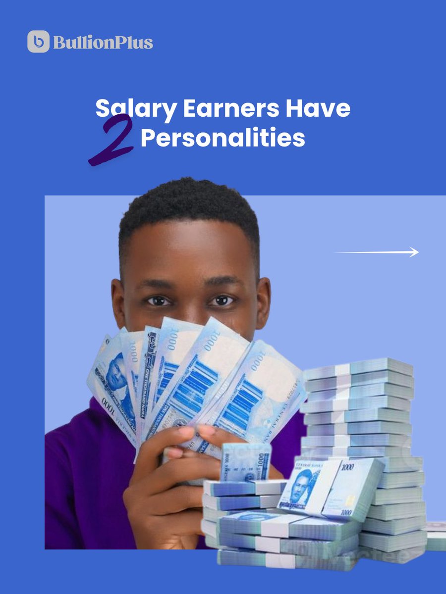 BullionPlus's tweet photo. Which one will you be by day 20? 😁
Budget your data, airtime, and bill expenses with the BullionPlus app today.
The BullionPlus app is available on the App Store and Google Play Store.
#salaryweek #salaryearners #smarttips #bullionplusapp https://t.co/Xw9DDm8VZi