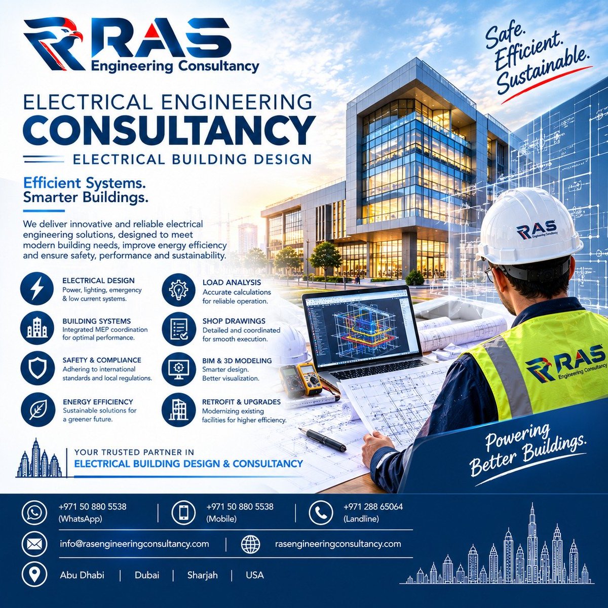 RasEngineeringC's tweet photo. 📞 WhatsApp: +971 50 880 5538
📱 Mobile: +971 50 880 5538
☎️ Landline: +971 288 65064
📧 Email: info@rasengineeringconsultancy.com
🌐 Website: https://t.co/UxpIHuWBfu
📍 Abu Dhabi | Dubai | Sharjah | USA

#RASEngineeringConsultancy#UAEEngineering #UAE #AbuDhabi #Dubai #Sharjah https://t.co/XRNmAxjguQ