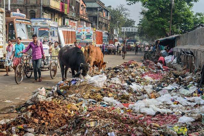 WhateverVishal's tweet photo. I can't pick up the Garbage because of Bristish colonialism : Vishwagorilla https://t.co/zx0PQ8XXgI