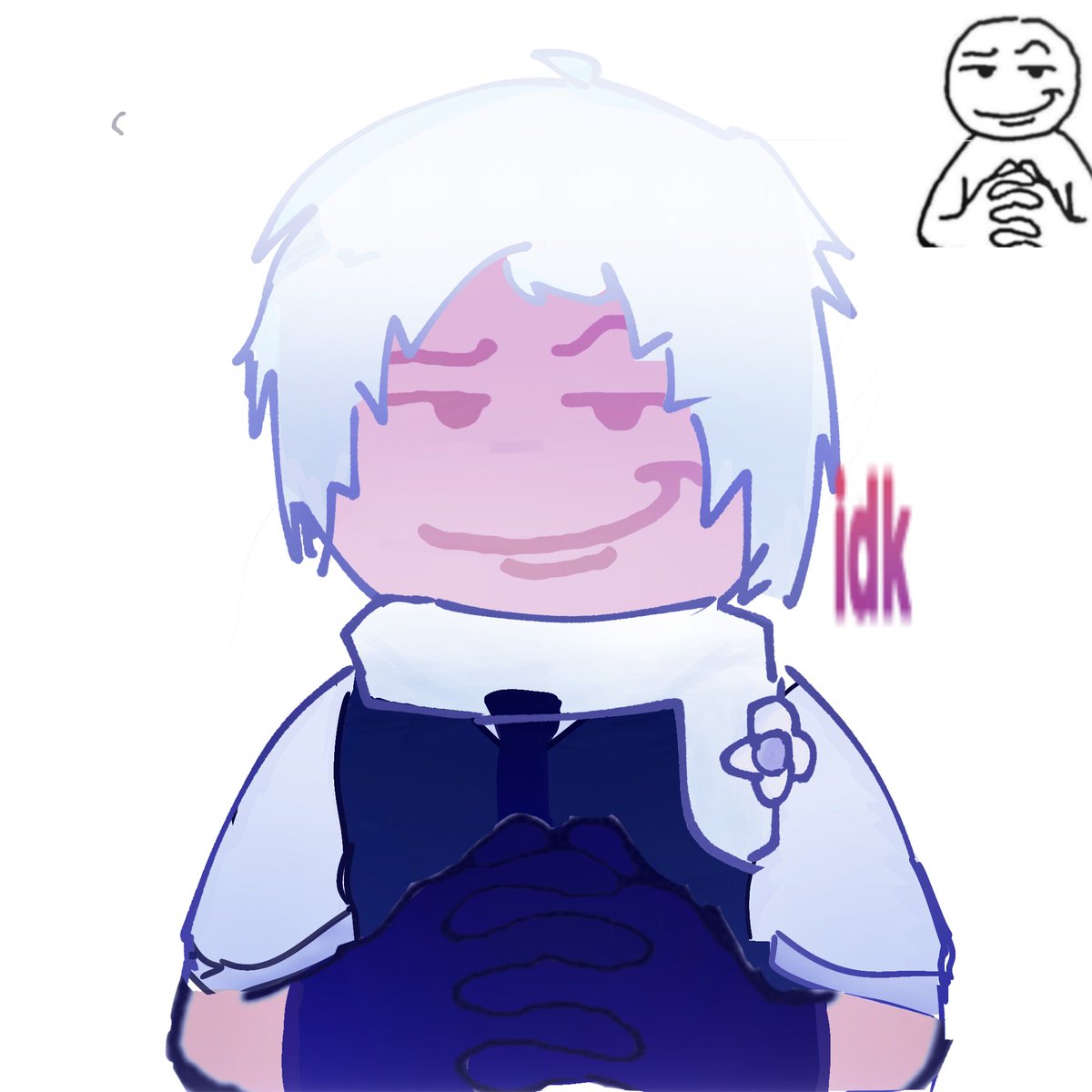 SsnxVoid's tweet photo. dalasquest reminded me of that meme, so I drew it, it might look weird bc I draw ts at night ok #newbegining #robloxmyth whatever https://t.co/DVYCJXA4ow
