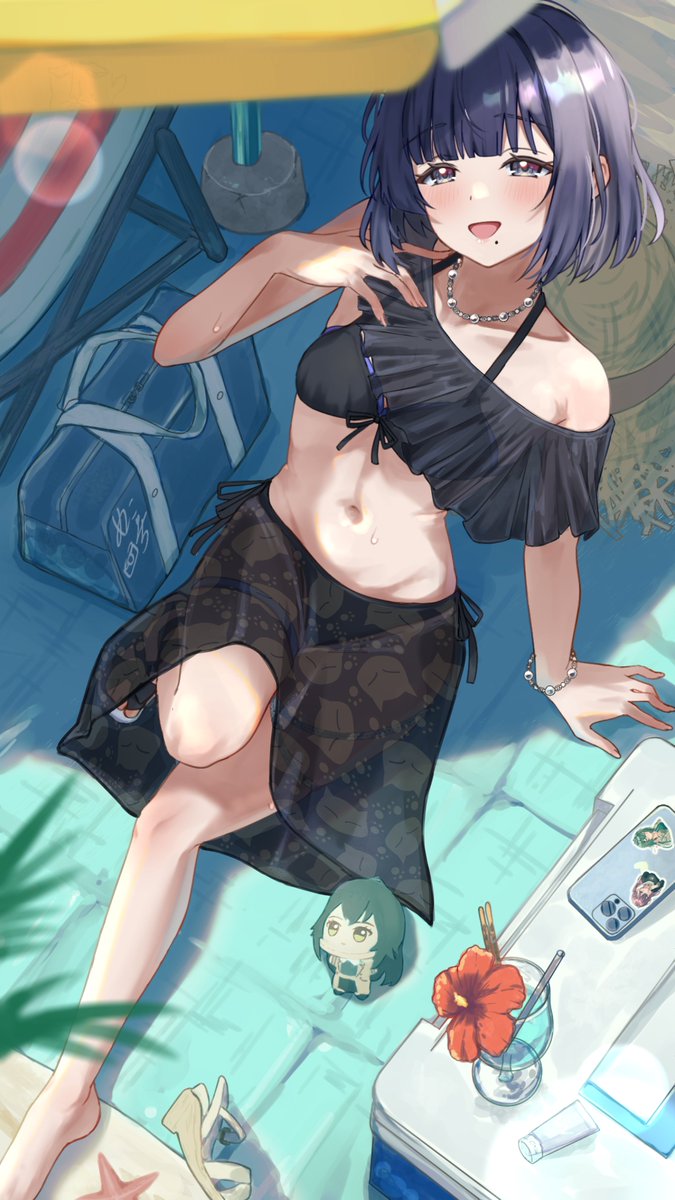 china_kanae's tweet photo. 今年の夏は秦谷さんと海にいきましたわ～～
とっても似合っていますわ！！ https://t.co/dyOqFeOVxO