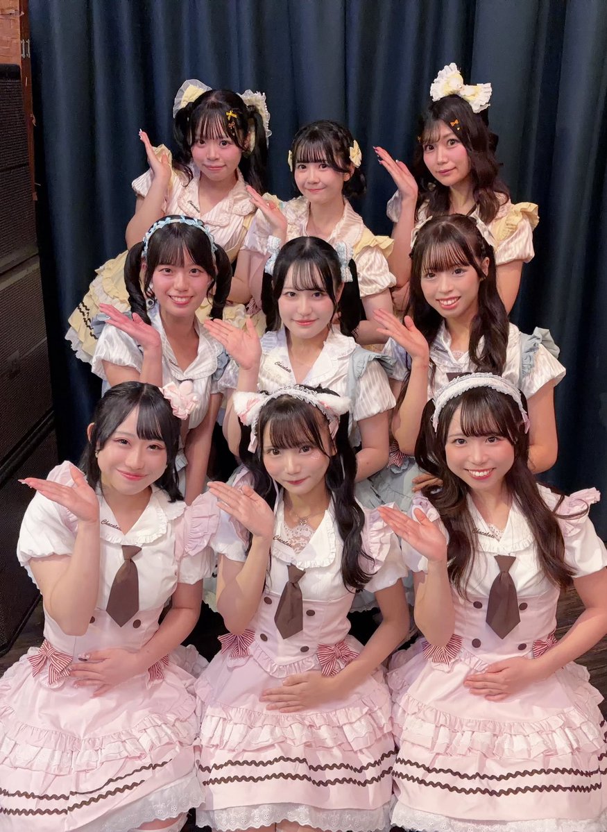 _natsume46's tweet photo. UNISTAGE SPECIAL〜アイドルコピーダンスの日〜 お越しくださった皆様ありがとうございました🫶🏻☕️

メイド風衣装でかわいい曲縛りのセットリストいかがでしたか？🩷🩵💛

今後とも夏目坂46の応援よろしくお願いいたします🎀

 #夏目坂46 https://t.co/DtnlR4bXiK