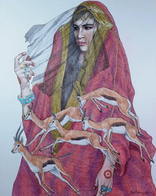 Boudicca61AD's tweet photo. This is such a beautiful painting, I love it🌷
Obeid Salem is a self-taught Yemeni artist. His work is inspired by everyday life and the simplicity of human nature. His most recent artworks are edging on surrealism and reflect Yemeni nature. https://t.co/GPFJdq8h5x