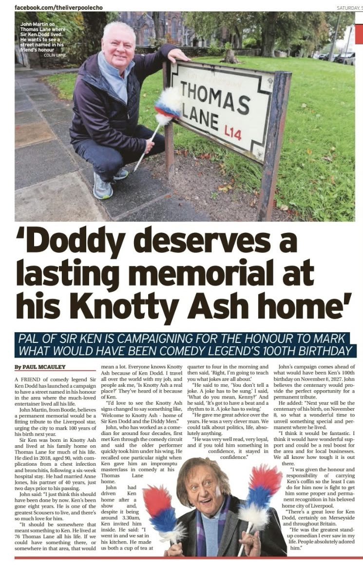 JohnMartinComic's tweet photo. In the @LivEchonews today Please sign our petition https://t.co/xKQpowTHqp https://t.co/hmvPTVvRh0