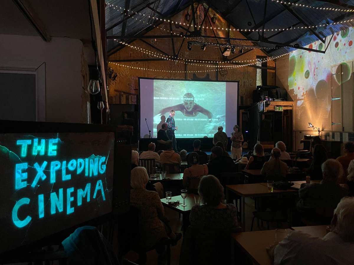 ExplodingCinema's tweet photo. Getting ready for for our show at the Lost Arc tonight! 
Can't make it? Catch the Live stream from 7pm 
https://t.co/RMoOMVsoS3 
Advance tickets:https://t.co/TCFXhb91tD 
(links also in bio) https://t.co/nIzJtfbwOJ