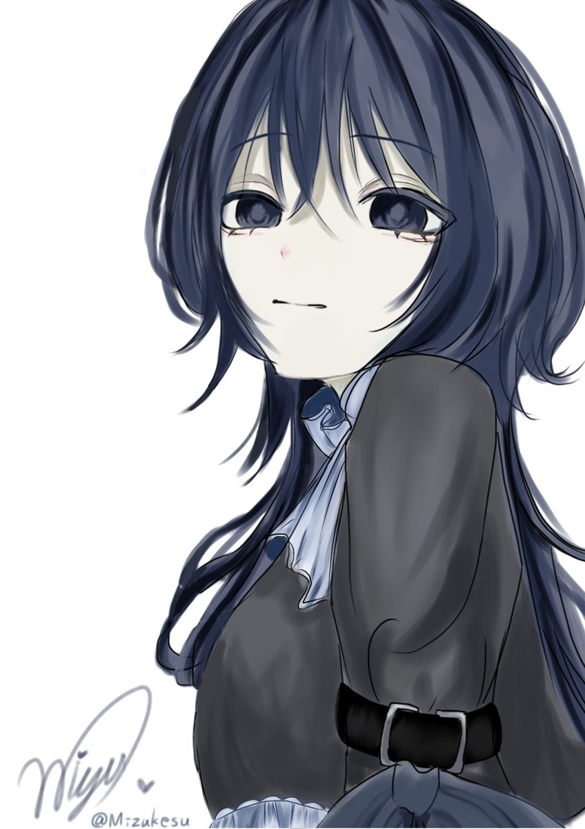 Mizukesu's tweet photo. ラフ→完成
クラゲモチーフで描いてみた
クラゲ描いたやつは没かもです
#デジタルイラスト　#創作イラスト https://t.co/Fs9etLOe17