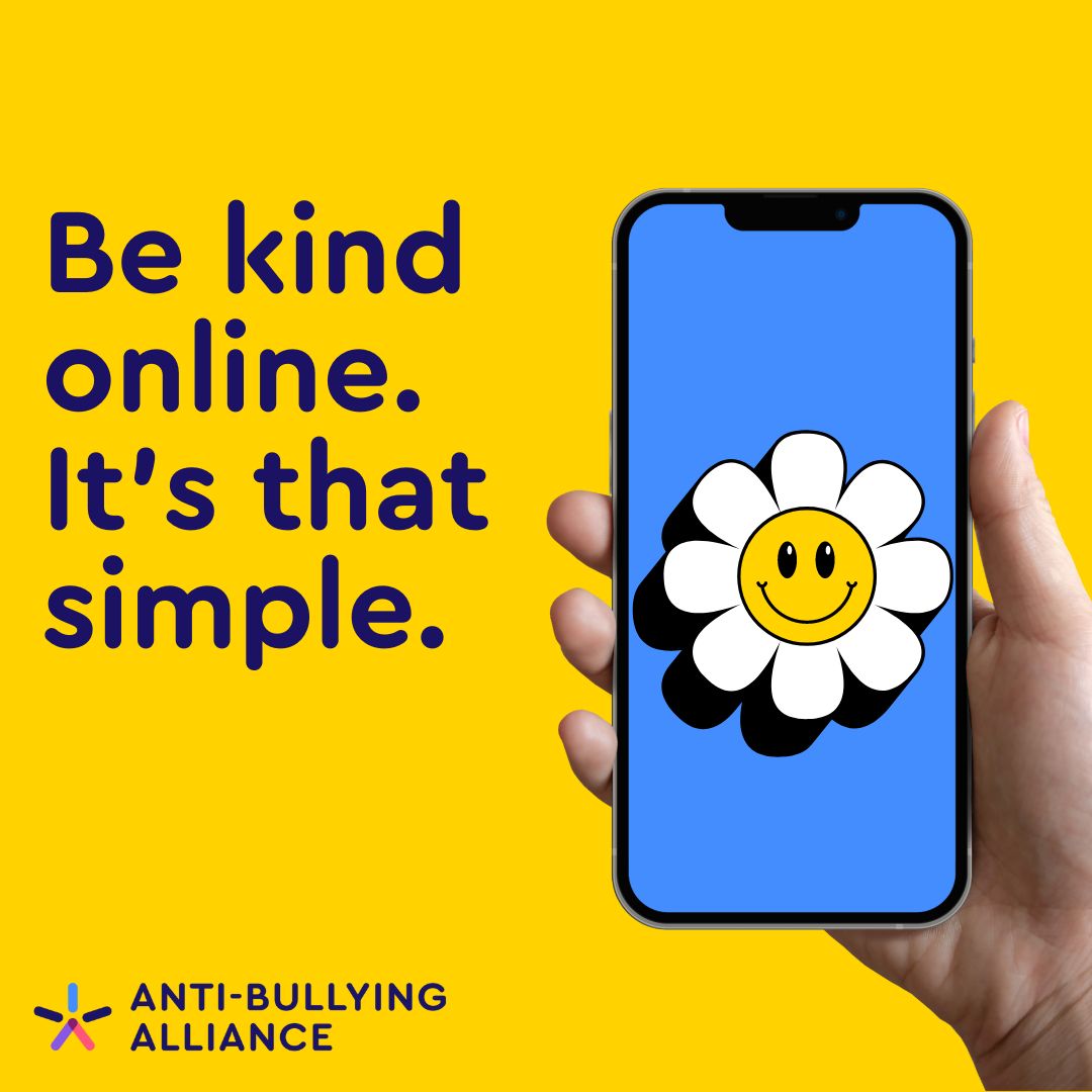 ABAonline's tweet photo. Be kind online. It’s that simple.☀️#ChangeStartsWithUs 

📆 #SayItLoudSaturdays https://t.co/Fz8mHNLHwa