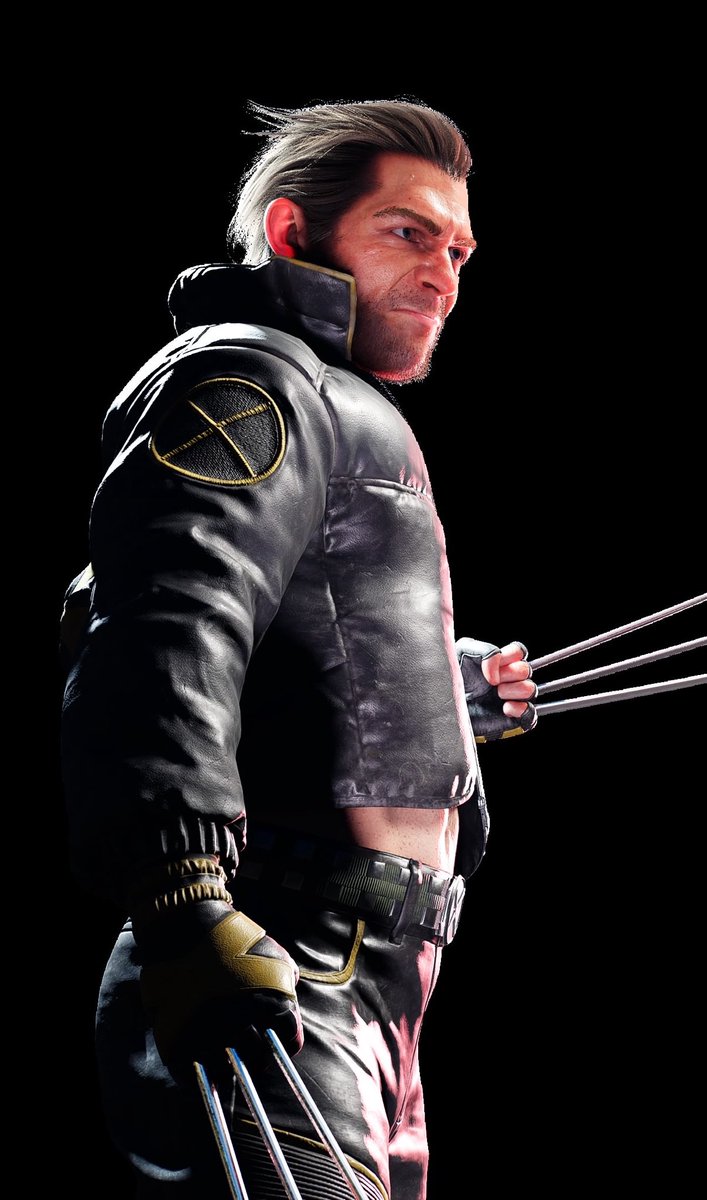 NightwingsRose's tweet photo. This the sluttiest outfit in the game ngl no shirt, leather pants, a cropped jacket.. SLUTTT 🫵 https://t.co/w17JfrGtOp