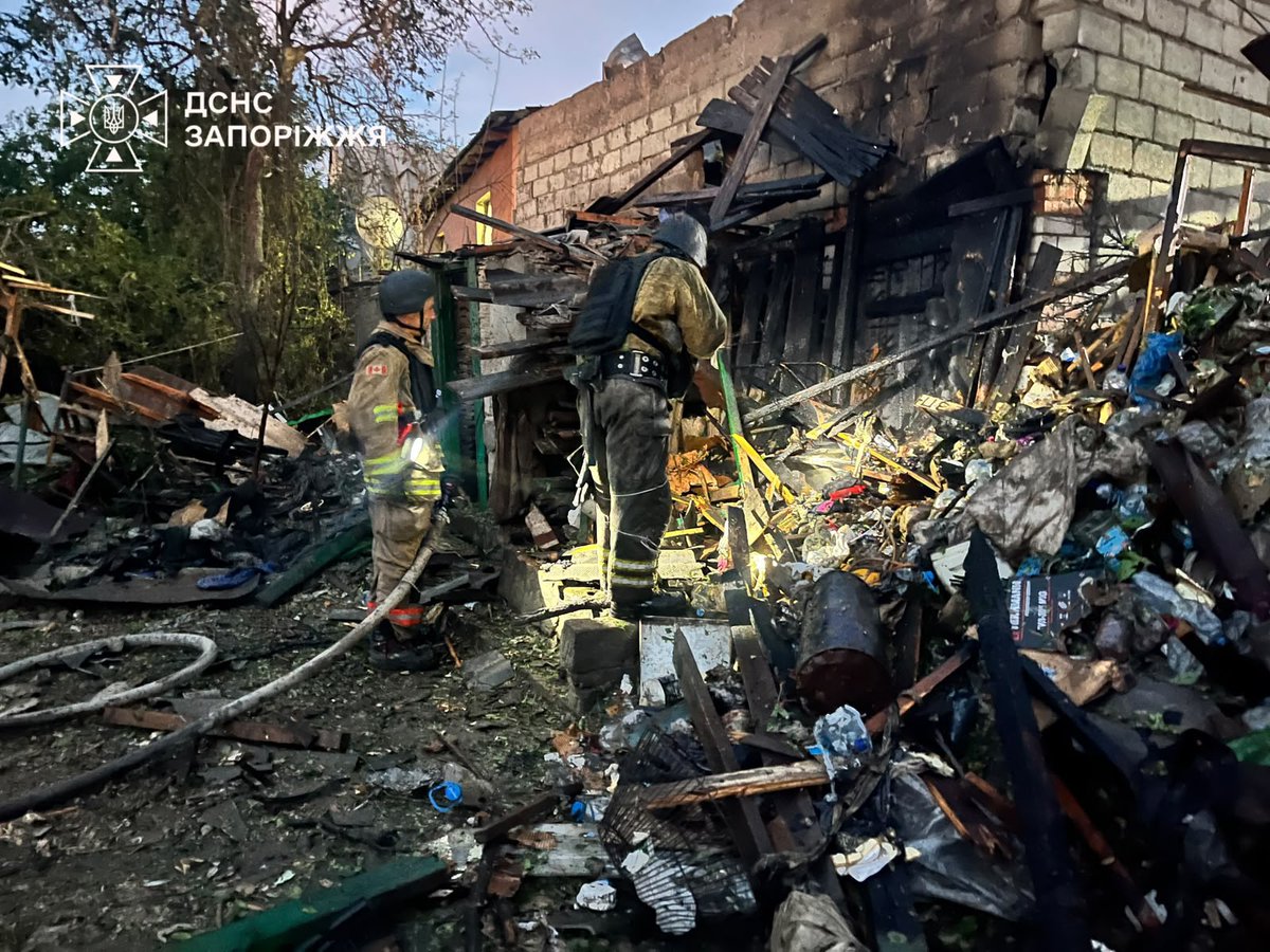 ZelenskyyUa's tweet photo. Fourteen people were injured in Russian attacks last night alone. There were numerous strikes on residential homes in Kyiv, Zaporizhzhia, and the Odesa, Sumy, and Kharkiv regions. Sadly, two people were killed in Zaporizhzhia. My condolences to their families and loved ones. Civilian infrastructure was also damaged: a kindergarten in Kyiv, a lyceum in the Kyiv region, a university in Kharkiv, and energy infrastructure in the Poltava, Mykolaiv, and Vinnytsia regions.

It is essential that our partners not forget: Russia is escalating every single day. If the Russians have chosen to make their strikes even more brutal, the world must choose stronger responses to keep the war from spreading further. We ask President Trump to implement the Lindsey Graham Act against Russia and everyone who props up its war financially. We ask Presidents António Costa and Ursula von der Leyen to impose additional European sanctions. We ask all leaders not to remove Russian oligarchs from existing sanctions lists and to continue restricting all trade with the terrorists until Russia stops the war. It is this way – through our joint efforts every day – that peace must be brought closer.