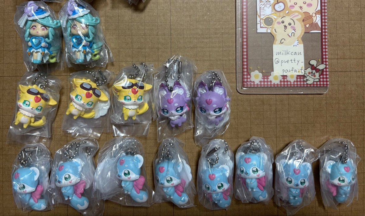 pretty_parfait's tweet photo. 【交換 譲渡】 
名探偵プリキュア たんプリ 名探偵スイング2  スイング ガシャポン バンダイ

譲）
キュアエクレール マシュタン ジェット先輩 シュシュタン

求）
キュアアルカナ

交換の場合、妖精は複数出し可能

譲渡の場合、エクレールは妖精もお引き取りください
郵送にてよろしくお願い致します https://t.co/RTB1YY2pWh