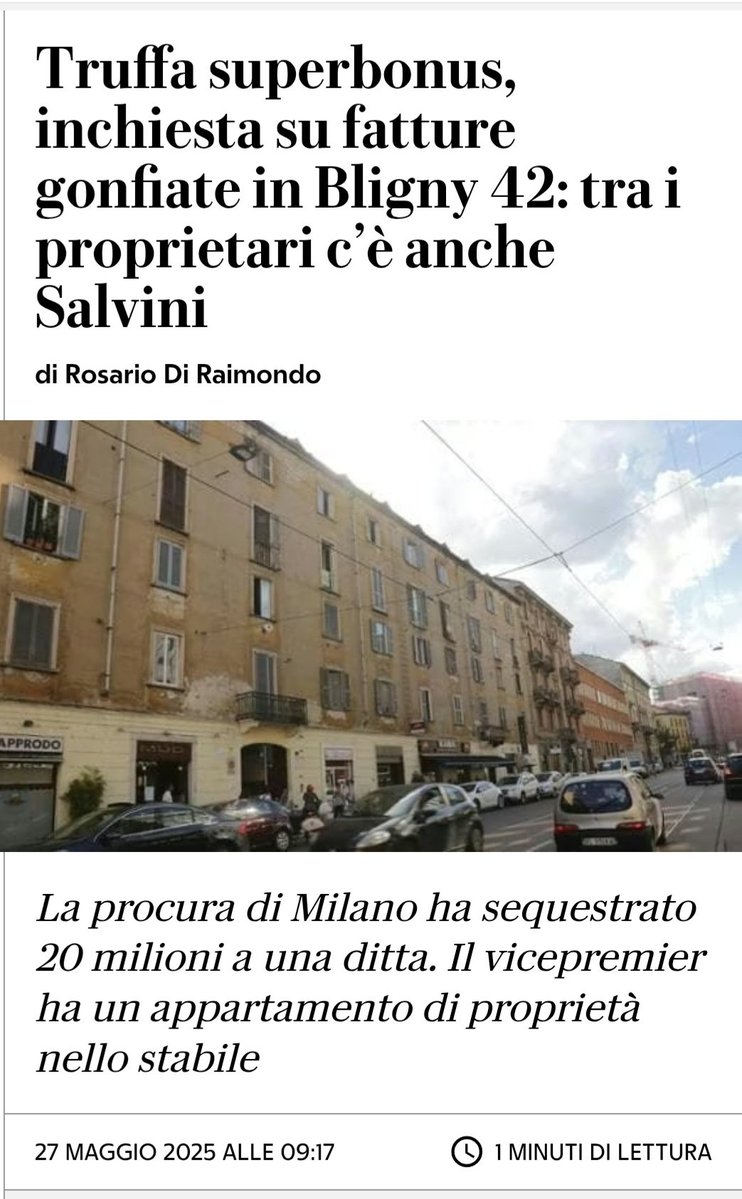 Mauri05_2020's tweet photo. Quelli che criticano il Superbonus Conte (16,204 miliardi), Draghi (46,289 miliardi), il Superbonus Meloni (62,364 miliardi), e i Bonus edilizi, sono gli stessi che lo hanno utilizzato (vedi Salvini).
Poi ci sono anche quelli di Fratelli d'Italia che hanno truffato.
1/2 https://t.co/WTBkAmhwAp