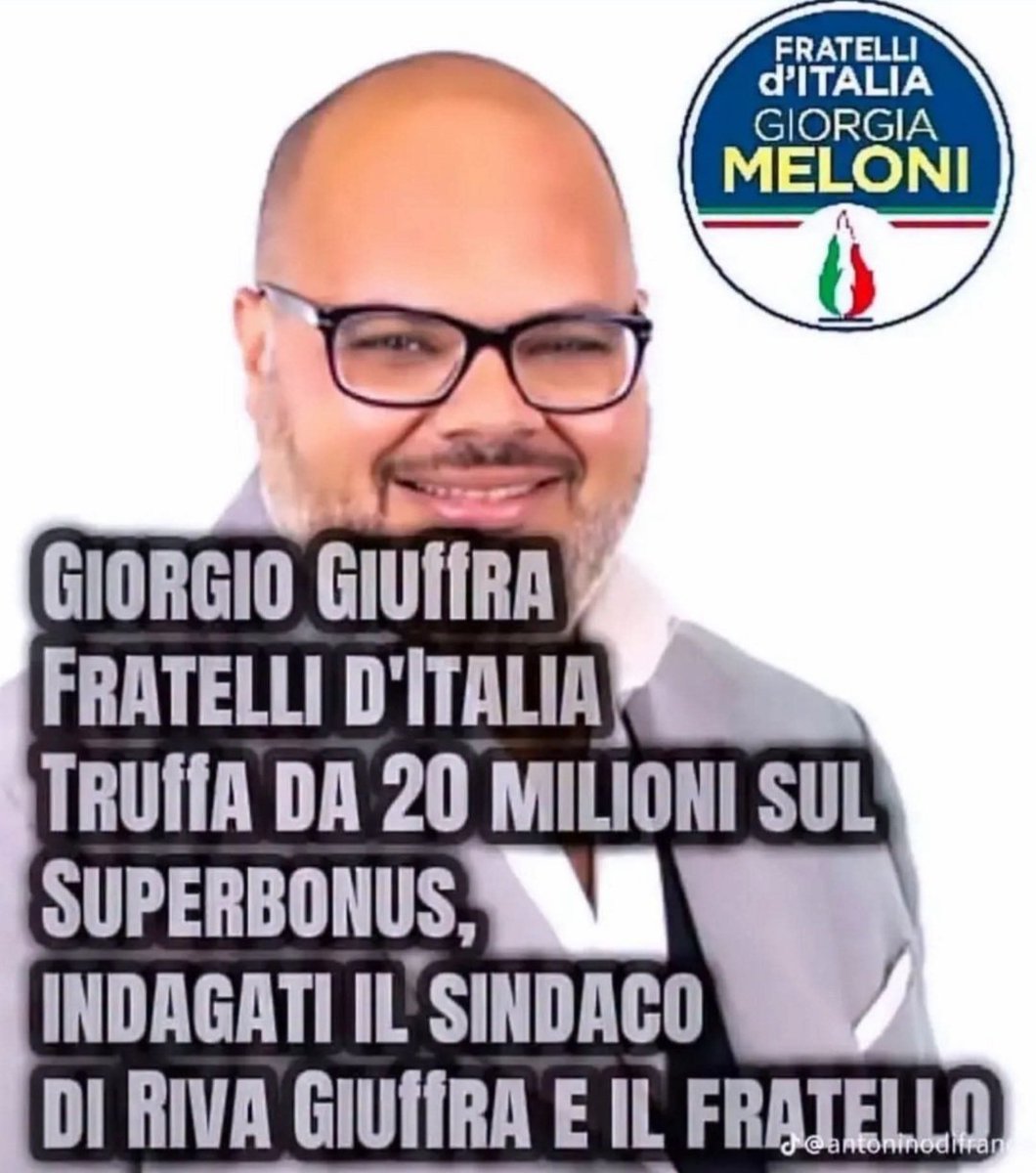 Mauri05_2020's tweet photo. Quelli che criticano il Superbonus Conte (16,204 miliardi), Draghi (46,289 miliardi), il Superbonus Meloni (62,364 miliardi), e i Bonus edilizi, sono gli stessi che lo hanno utilizzato (vedi Salvini).
Poi ci sono anche quelli di Fratelli d'Italia che hanno truffato.
1/2 https://t.co/WTBkAmhwAp