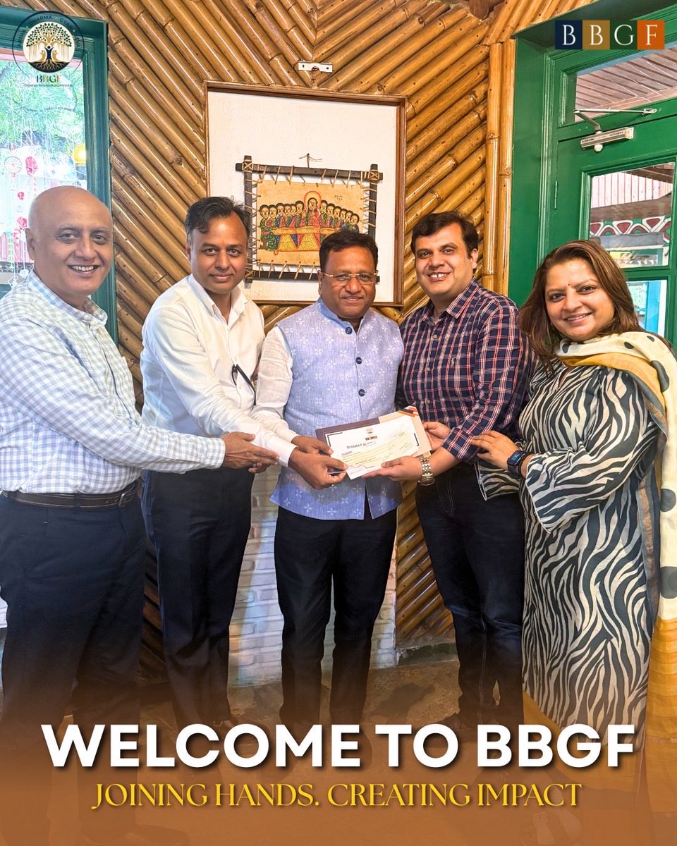 bbgfindia's tweet photo. Stronger together! 🌟 Welcoming new strength to the BBGF family as we continue joining hands and creating impact.

#BBGF #JoiningHands #CreatingImpact

BBGF, Collaboration, Community Impact, New Member Welcome, Social Cause Partnership https://t.co/p2sJ9bHlxb