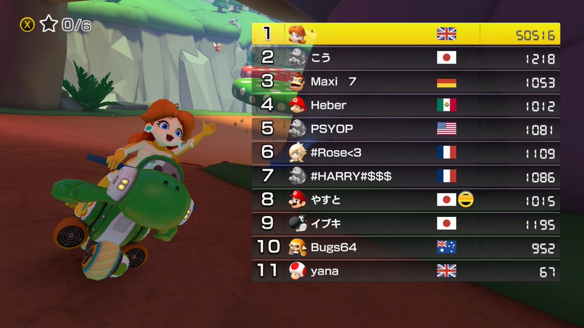 someone_2487's tweet photo. 50.5K VR🌼 #mariokart8deluxe #mk8dx #mariokart #princessdaisy #fyp #foryou https://t.co/xWYgBQymGz