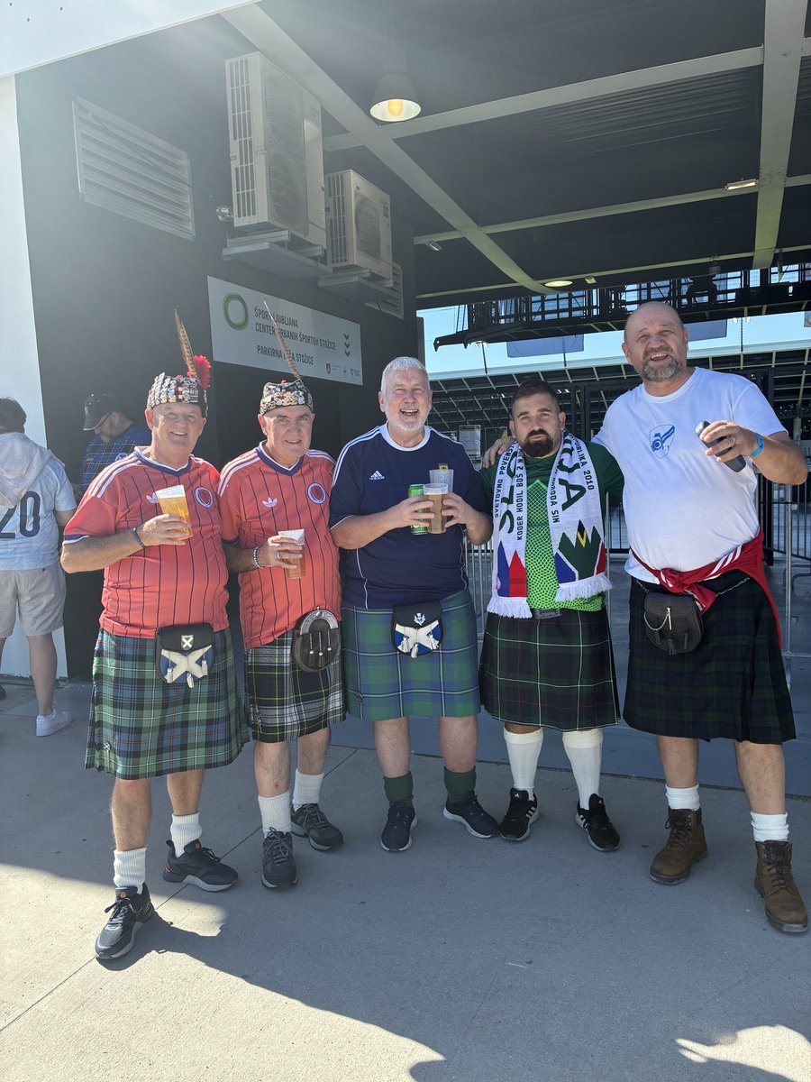 VitoLucic's tweet photo. Scotland away game in Slovenia https://t.co/yvwRnjUoXM