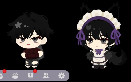 semiga_naitane's tweet photo. 矢花とバナ子（メイド） https://t.co/HkSAh9pjf5