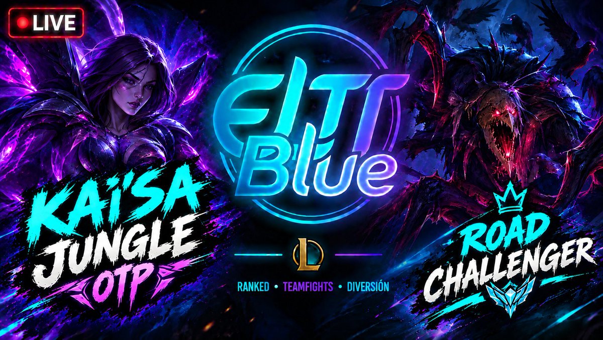 ELTTBlue_tv's tweet photo. 🏆Full tilteos y tryhard a subir🚀Road TTprime🥇La leyenda del Stream vuelve ⭐

Twitch / elttblue https://t.co/jn6QjNgsyr