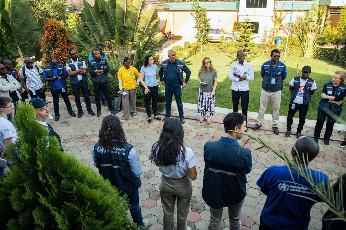 Chikwe_I's tweet photo. Spent my last day in #Bunia with the @WHO team 

I leave inspired by their commitment, energy and dedication

While I am encouraged by progress made - we must push even harder because only one outcome is acceptable - end transmission &amp; bring this #Ebola outbreak to an end https://t.co/9E7Zg6Pzje