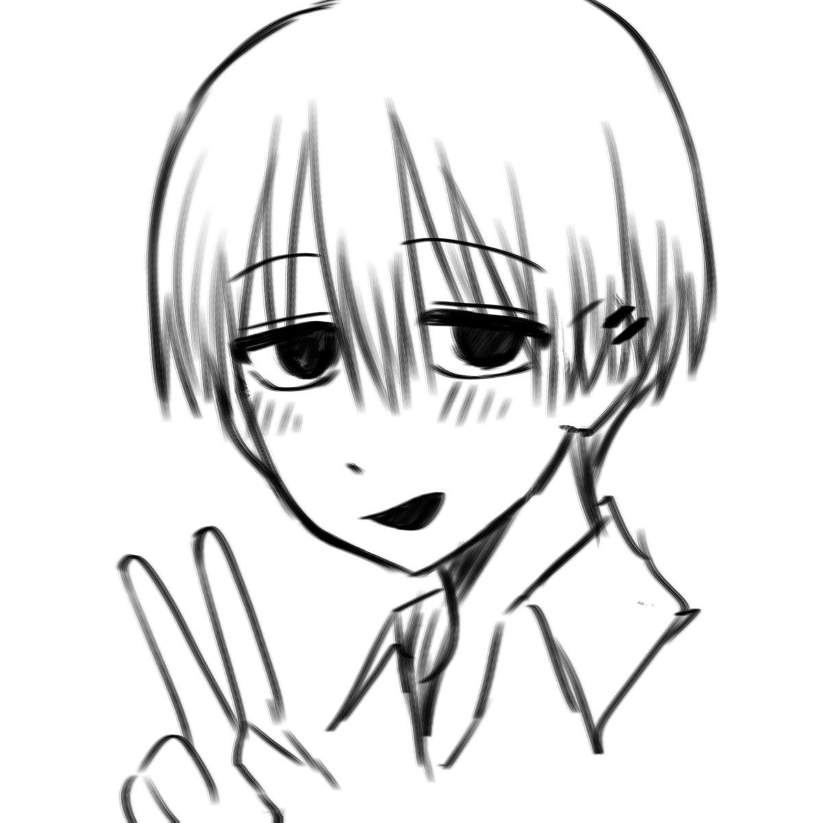 a4v2lf's tweet photo. ミヤくんってこんな感じのほうが近かったりすんのかな

いつもの感じのほうがいいかな？

つってもいろんな絵柄で描いてるんだった…

＃ぎぶみーぴうみー https://t.co/6F7PV1jUWU