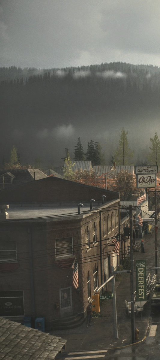 kjp_vp's tweet photo. Bright Falls - Alan Wake 2 https://t.co/Cgcm7cx9OF