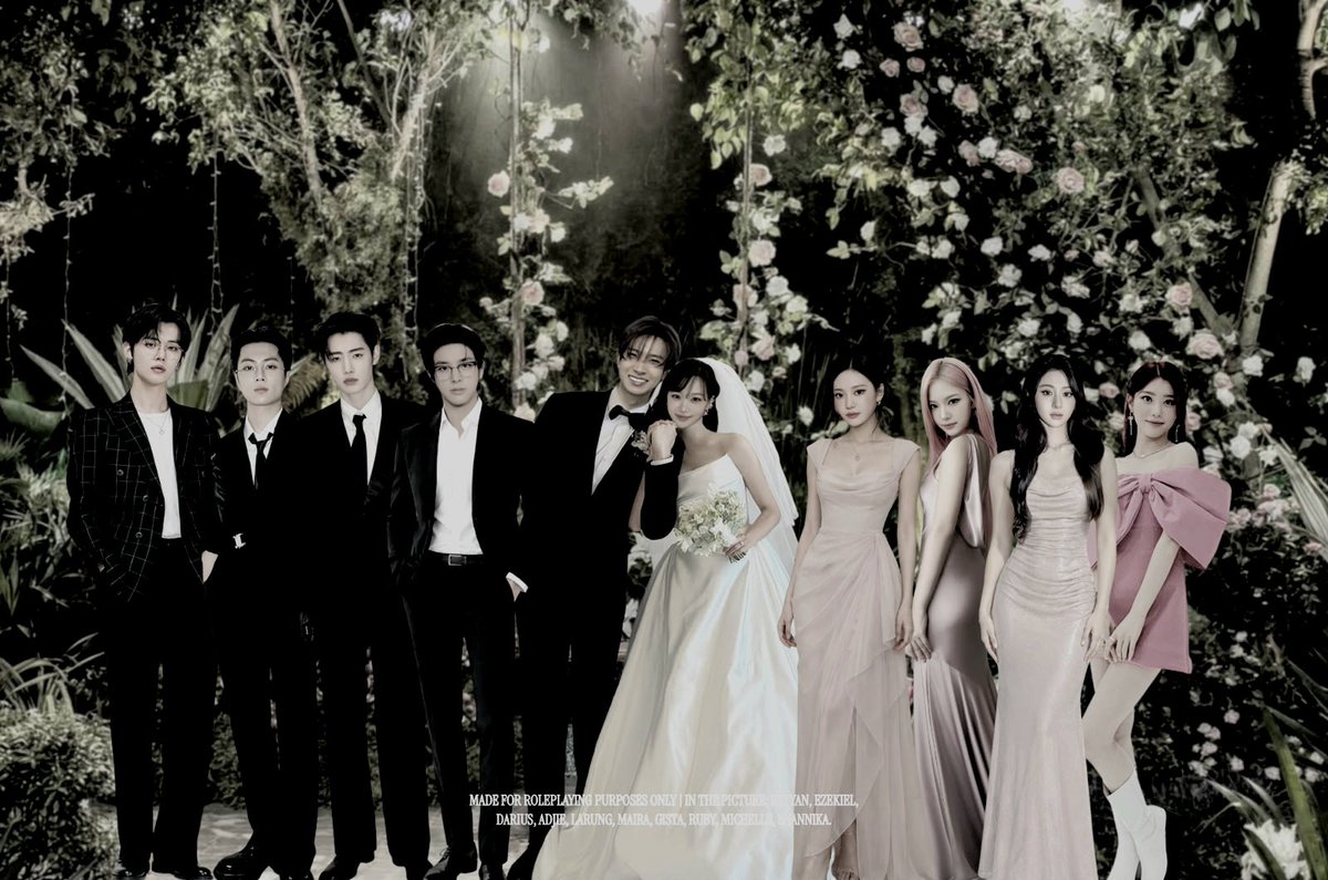 Selusur's tweet photo. ️️

️

Today wouldn't have gone this smoothly without our bridesmaids and best men. Thank you for putting up with us today and being there through it all! To all our friends and guests, thank you for making the time to be here and celebrate with us. #MairriedToLarung

️

️ https://t.co/sPSVe9FhcD