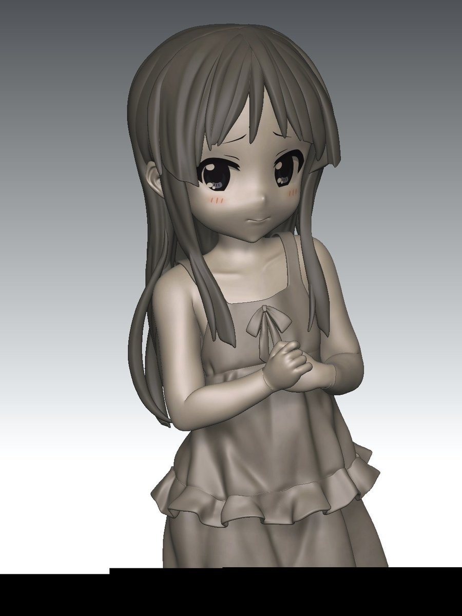 figureneet's tweet photo. 冬WFに向け、りっちゃんと澪ちゃんを全力制作中です！ https://t.co/fUQzJW4jS1