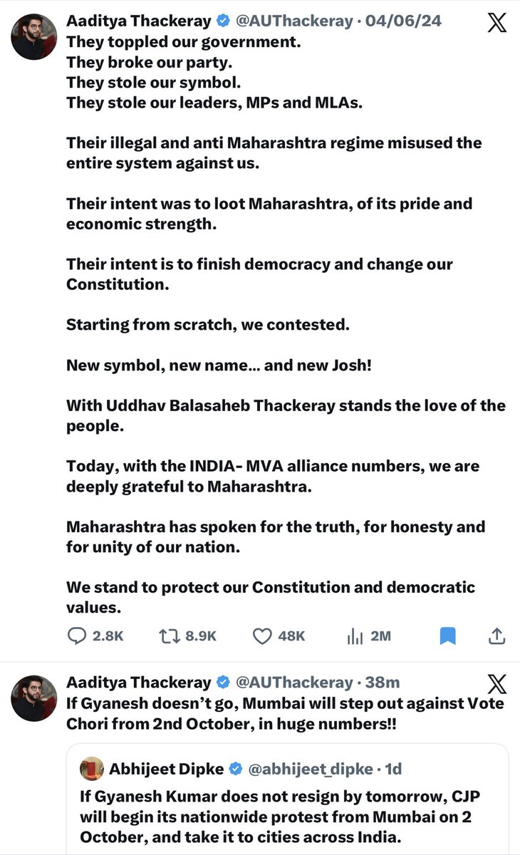FabulasGuy's tweet photo. -When india alliance won good LS seat in Maharashtra everything was good democracy won

-Maharashtra assembly elections was in 2024 and Gyanesh Kumar became CEC in 2025

But bro Gyanesh Kumar should resign 🤡 https://t.co/ApsKfgAaxD