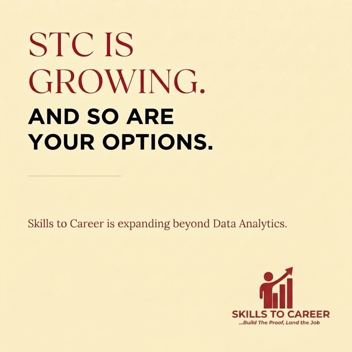 skillstocareer1's tweet photo. Skills to Career started with one path: Data Analytics.

Today, we're expanding to four:
📊 Data Analytics
📈 Business Analysis
🖥️ Virtual Assistance
🤖 AI &amp; Automation

Because career growth doesn't look the same for everyone. 🧵 https://t.co/tlSYAaEdIZ