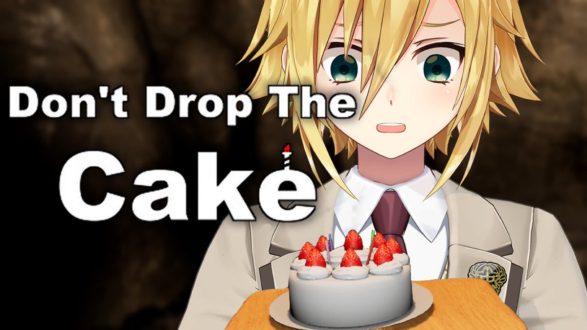 udukikohh's tweet photo. 本日22時頃～

【Don't Drop The Cake 】※絶対にケーキを落とすな【にじさんじ/卯月コウ】 https://t.co/Gc9rQlLgBS @YouTubeより https://t.co/t4FlmtsHAq