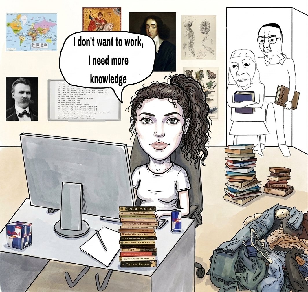 shipranotes's tweet photo. 1/ There’s a new archetype dominating the internet: The Expert Spectator.

They consume endless content on philosophy, psychology, and productivity. They know a little about everything, but experience almost nothing. https://t.co/1SB8MgSztL