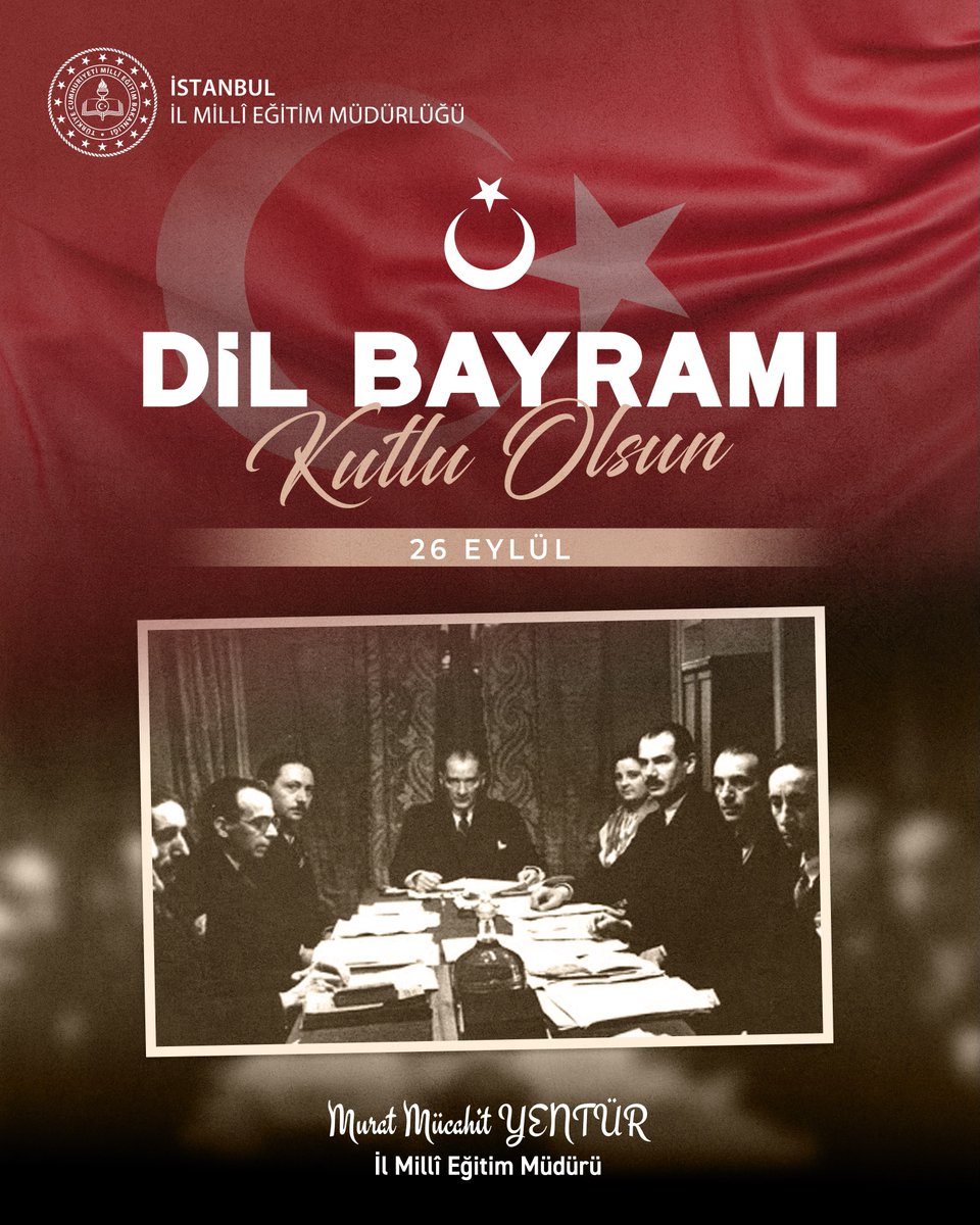 istanbulilmem's tweet photo. Orhun Yazıtları’nın taşlara mühürlenen “Üstte mavi gök çökmedikçe, altta yağız yer delinmedikçe…” hitabı; Türkçenin milletimizin hafızasında hiç sönmeyen bir ocak, varlık şuurunda ebediyete uzanan kutlu bir ses olduğunu haykırır.

Bu köklü emaneti korumak, zenginleştirmek ve gelecek nesillere bütün inceliğiyle aktarmak hepimizin vazifesidir.

Gök kubbe altında Türkçemiz daim, sözümüz güçlü olsun.

Dil Bayramı’mız kutlu olsun! ✨

@tcmeb @Yusuf__Tekin @MucahitYentur