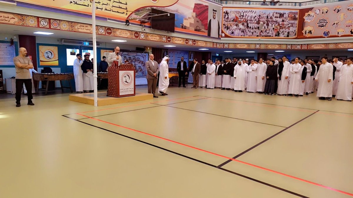 abhschool's tweet photo. فعلت مدرسة أحمد بن حنبل الثانوية – قسم البرامج والأنشطة وقسم الفيزياء  اليوم العالمي للسلام ببرامج إذاعية وتوعوية شارك فيها الطلبة بهدف ترسيخ قيم التسامح والتعايش ونشر ثقافة السلام في المجتمع المدرسي. https://t.co/w8J1VIby9g
