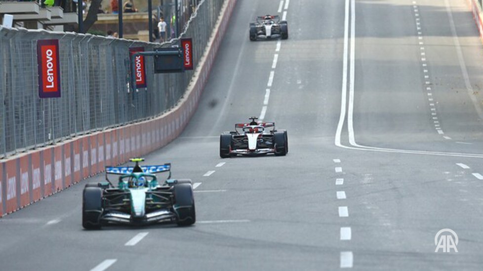 anadoluagency's tweet photo. ￼​ George Russell starts on pole in Baku — a circuit where he says there is “no margin for error”

➤ Mercedes driver calls the Azerbaijan Grand Prix “one of the most unusual and demanding events of the year”

➤ Russell tells Anadolu that drivers must balance commitment with discipline as “the walls are always there waiting for you”

➤ McLaren’s Oscar Piastri says Baku requires “pure commitment” while challenging teams to balance speed, grip and strategy https://t.co/MnPczh1lPY