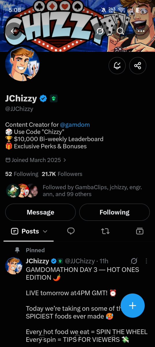 Laveenderz's tweet photo. @JJChizzy @gamdom @JChizzyRewards Im so glad you change to gamdom 💜

Gamdom #1

@csaecia https://t.co/rPmyW62aed