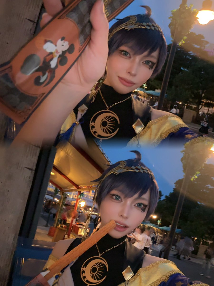 coiqq_'s tweet photo. cos twst
 
チュロス自慢気♠️
#Dハロ仮装2026 #Dハロ仮装ツイステ https://t.co/pvz0X0CaPl