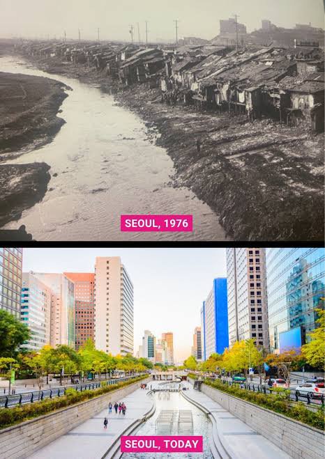 justanothertabb's tweet photo. @JMUSPatriot @fredgiblet We missed 200 years. If we want to catch up, we need to build like crazy. Like, absolutely crazy. Or, by the time we finally become developed, we'll still be 200 years behind.

These images are 50 years apart. They transformed millions of people and infrastructure in those years https://t.co/8vZ8s7mwh5