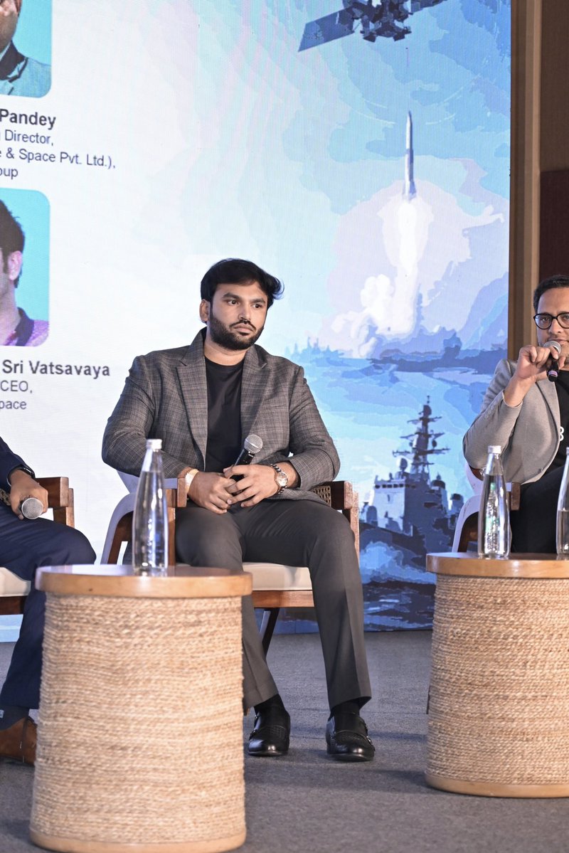 subhakarpappula's tweet photo. We fly the world's aircraft. We do not build them yet. My message at the ET Now Machinist Aerospace And Defence Summit 2026, Hyderabad.

My debut as a panel speaker, shared with the leaders of TISA Aerospace, ADSL, Jeh Aerospace and BluJ Aerospace, moderated by Shreyas Raman of BCG. Glad to @ETNOWlive, ET Now Machinist and @FTCCI_India for the stage.

#ADS2026 #ETNowMachinist #Aerospace #FlamingoAerospace #Defence #Aircraft #FA #Aircraftmanufacturing #MakeInIndia #AtmanirbharBharat #EtNow #Aviation