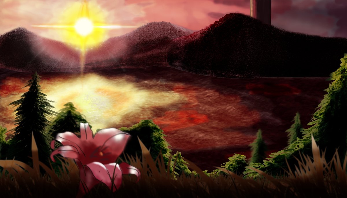 Pheoxinia's tweet photo. An old post, but this version is without the weapons/ship included from the last (scene redraw) #SwordArtOnline https://t.co/79DpNwiQc6