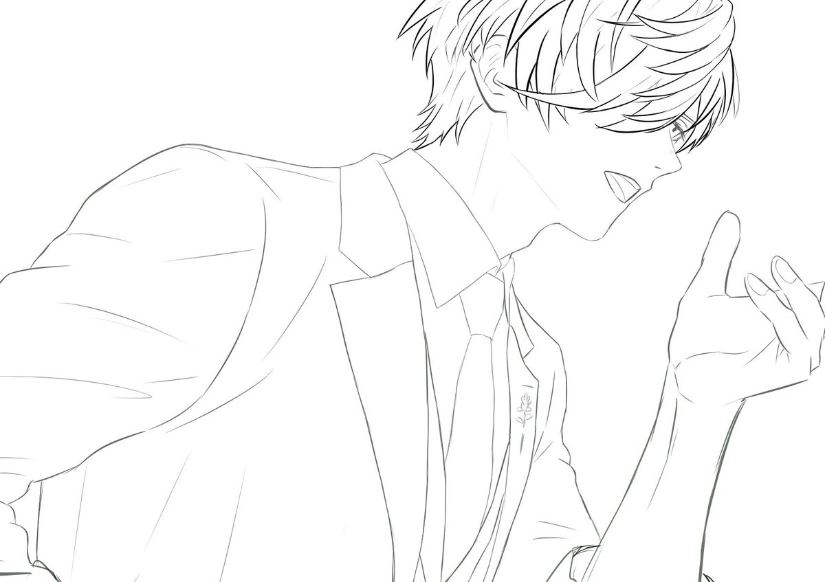 otaenee3's tweet photo. 線画だいぶ慣れてきたかも
1ヶ月線画ばっかしてるから月初から線の質全然ちがくて描き直すのもなんか違うかなーと思いながら…✍🏻
色塗りもぼちぼち開始する|꜆˙꒳˙)꜆

 #絵バンス  #にじさんじ  #illustration  #イラスト練習中 #絵描きさんと繋がりたい https://t.co/62k6RJuVgw