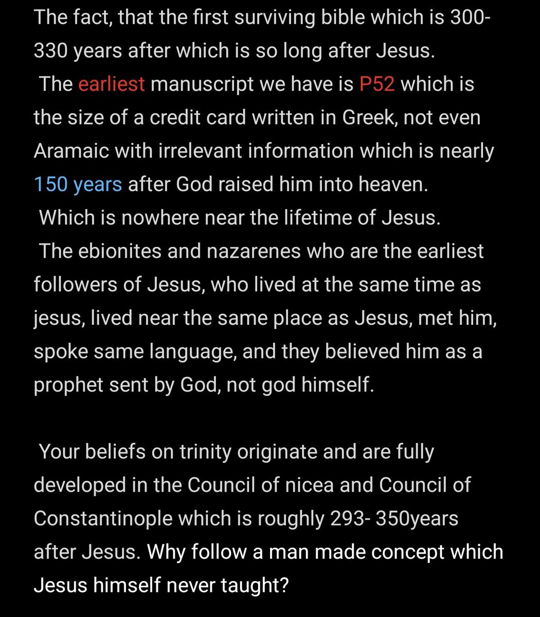 Truthseeker1_07's tweet photo. @IjazTheTrini @LionHeart2201 
May God the Most Merciful guide you towards the truth brother

Look at the difference between Christianity and Islam.

Always choose honesty and sincerity, even when it's difficult because it what leads you to the truth, be genuine and sincere. Read this 👇🏻 https://t.co/TeClVknl1p