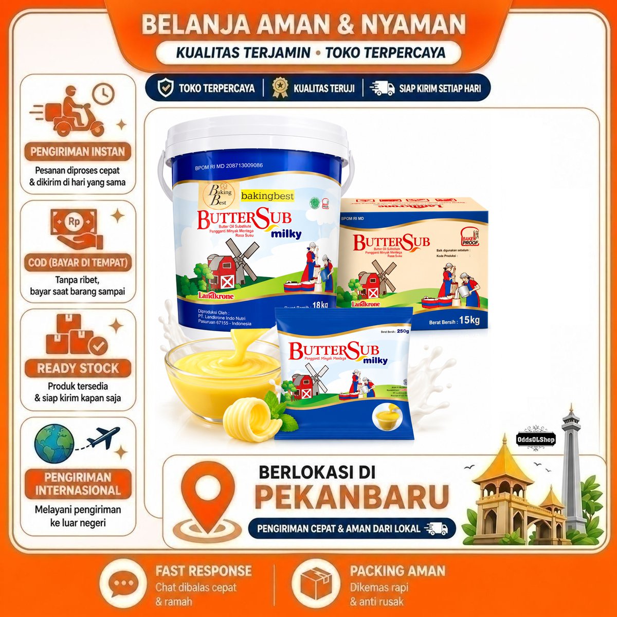 oddssexy's tweet photo. Buttersub Milky Butter Oil Substitute / Bos / Pengganti Minyak Mentega - Aroma Susu, Halal, Praktis https://t.co/wbL0sGK34l