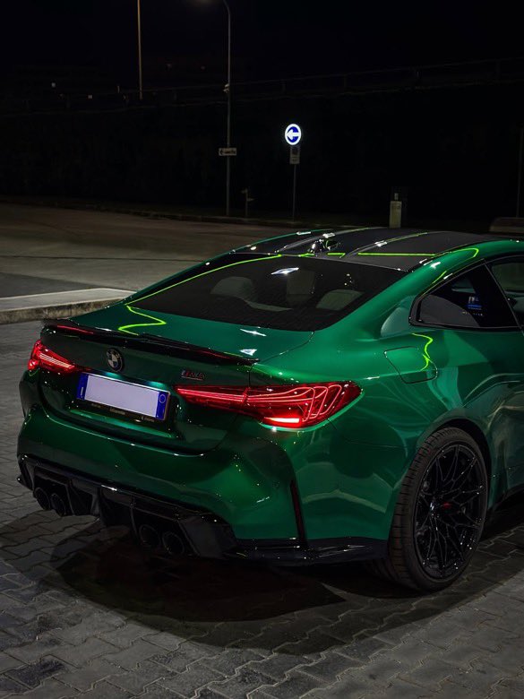 B_Lone01's tweet photo. Isle of Man Green just hits different on the new M4 Competition. 🍀🦖 https://t.co/3v7DRfTLUY