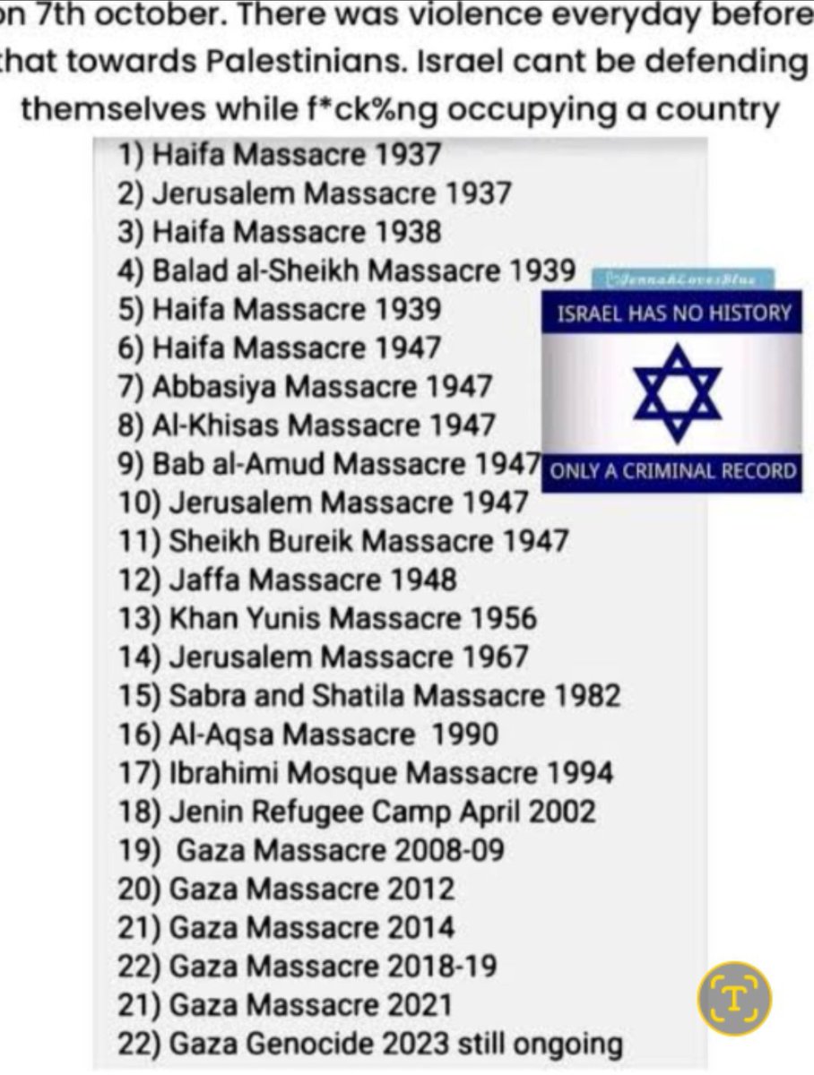 foxie3333's tweet photo. @CarolineGlick Yes 3,000 years of lies and brutality by Zionists.. https://t.co/Do6MRicHah