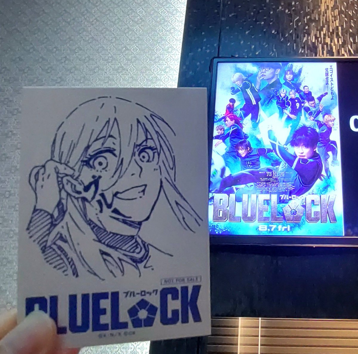 inu_888's tweet photo. #ブルロ覚醒キャンペーン
実写映画を観たことをきっかけに原作・アニメを履修している最中💭😌ブルーロックという作品自体を好きになったのでどのキャラクターがきても大喜びですが今回も千切/國神絵柄の特典を頂きました✨️嬉しい🎶
何度観ても、おもしろかった〜‼️と思える作品に出会えて幸せです⚽️ https://t.co/p6FsKimmR8