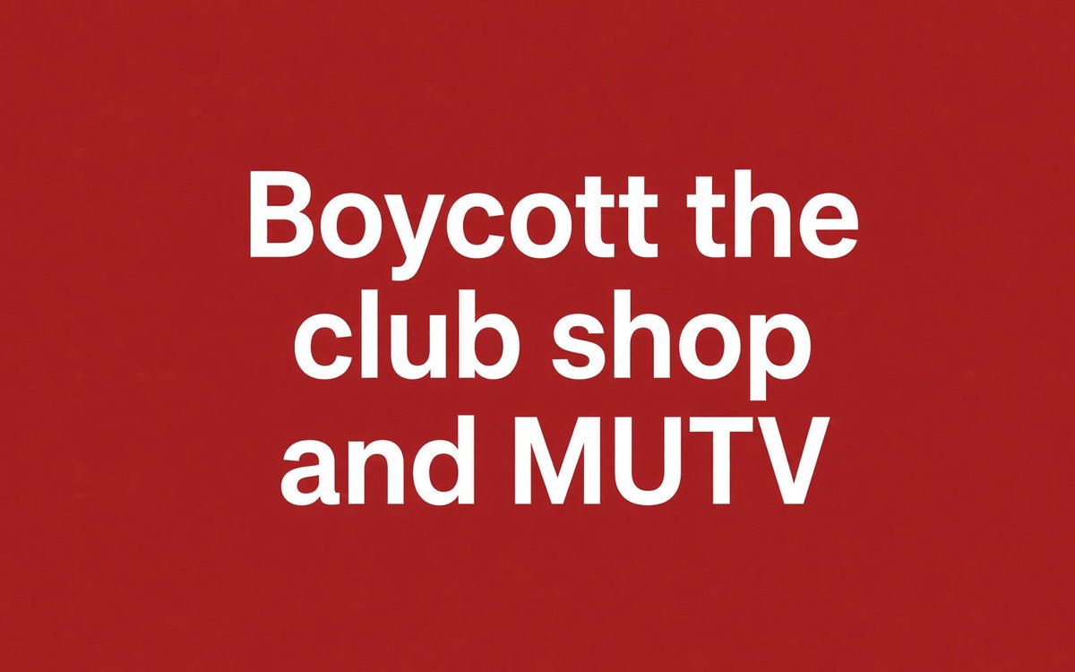 Unitedfans2023's tweet photo. #BoycottUnited #GlazersAndIneosOut https://t.co/qwUv8kLUjb