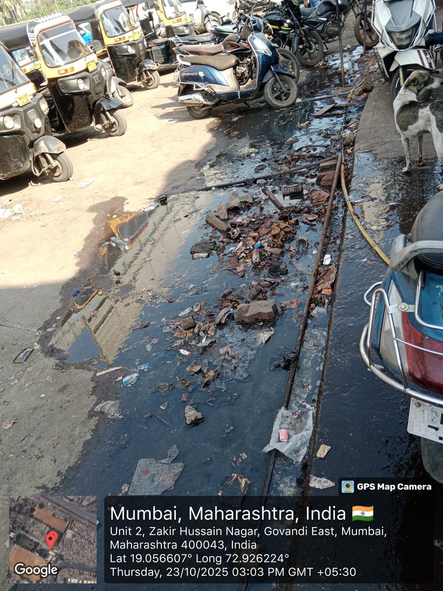 theabdulhaque's tweet photo. @mybmc @mybmcWardME @vitthal_lokare Vitthal Lokre, the Corporator for Ward No. 141: This sewer has been getting clogged for the past two years, yet no one is paying any attention to the issue. Do we pay taxes just to live like this
📍 Address: dr zakir Hussain Nagar https://t.co/V3ZVO3Vsuj