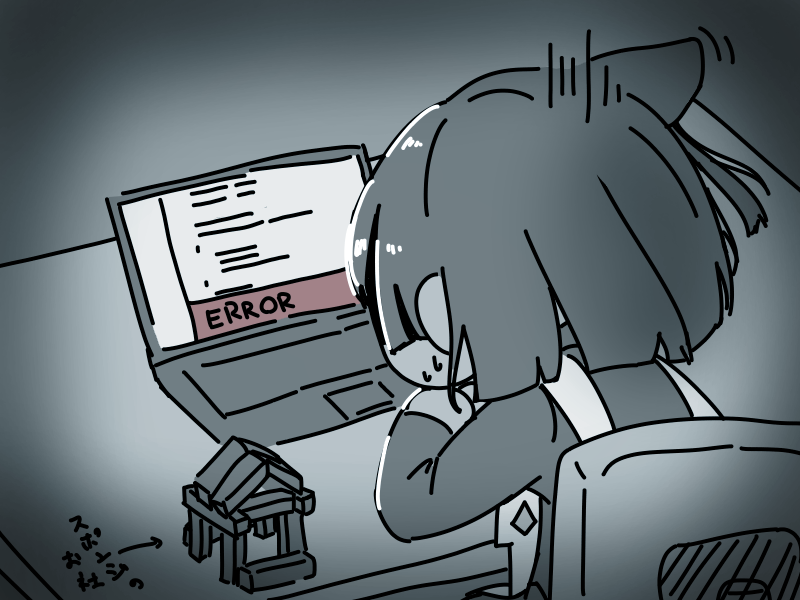 21034waaaay's tweet photo. どうにかすると言った手前どうにかするしかないため、最善手を尽くしたのちデバッグ神社を組んで全力で祈る情シスの狐ヶ崎為次。 https://t.co/jVXHAe5Agj
