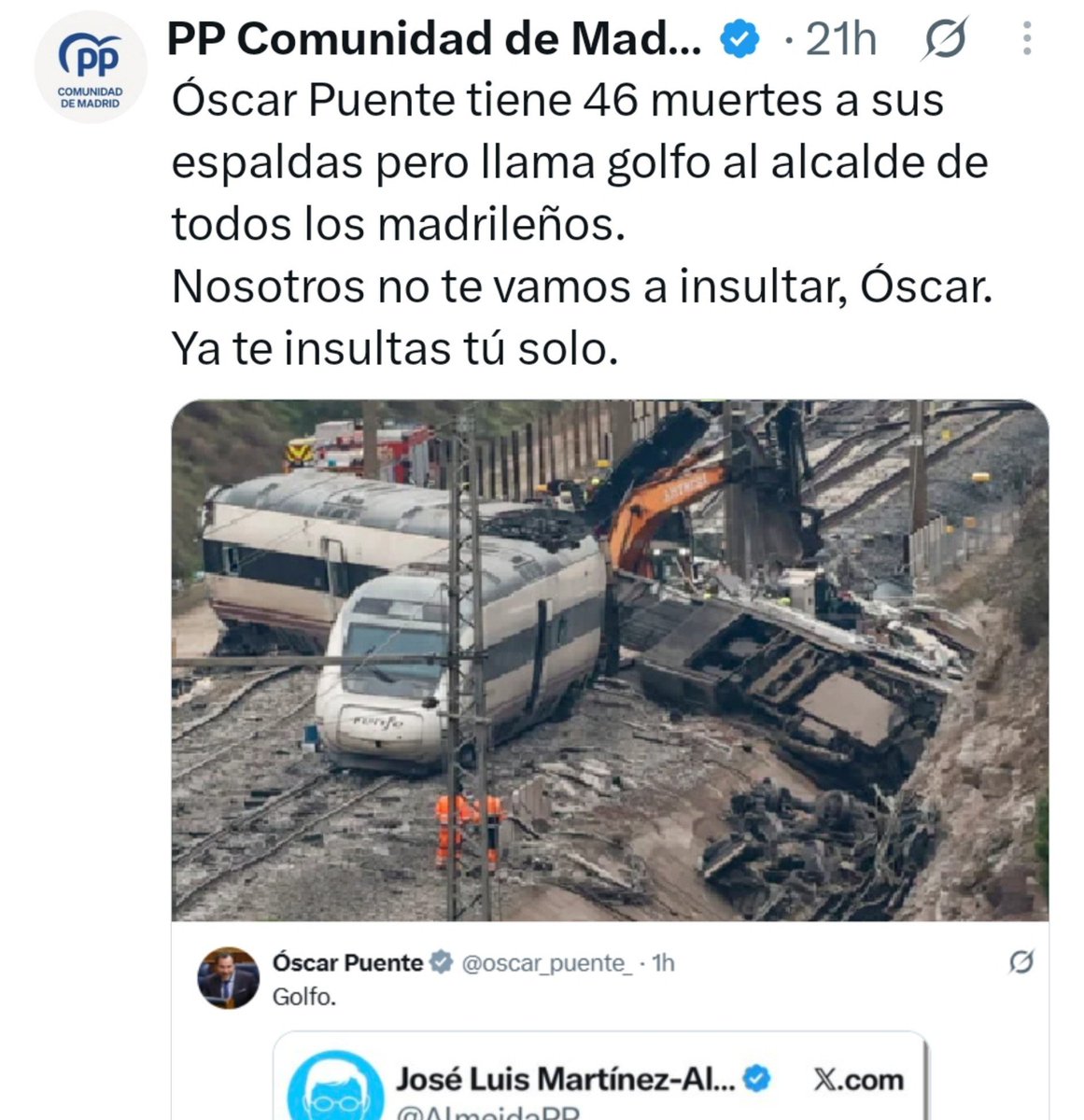bebedordeodio's tweet photo. Y Ayuso 7291. Y Mazón 323.  Queréis jugar a eso? Porque si a mayor número menos puntos.... https://t.co/sTVEW9TqqF