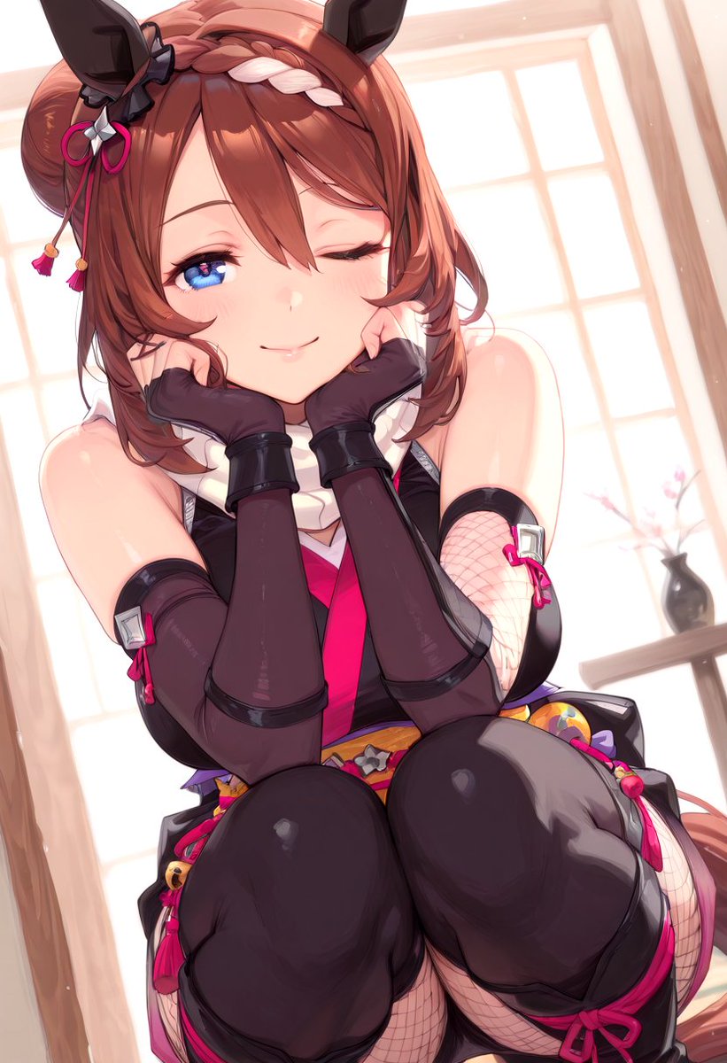 Reiha1987's tweet photo. スーパークリーク ～ 𝓢𝓾𝓹𝓮𝓻 𝓒𝓻𝓮𝓮𝓴 ～ 
SFW Illustration

久々に勝負服生成したくなったので…ｗ https://t.co/BnOMcnSF7u